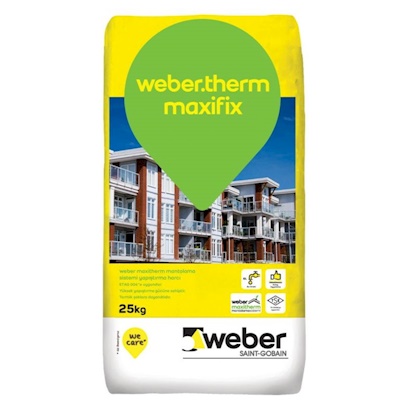 Weber therm Maxifix Mantolama Levha Yapıştırma Harcı